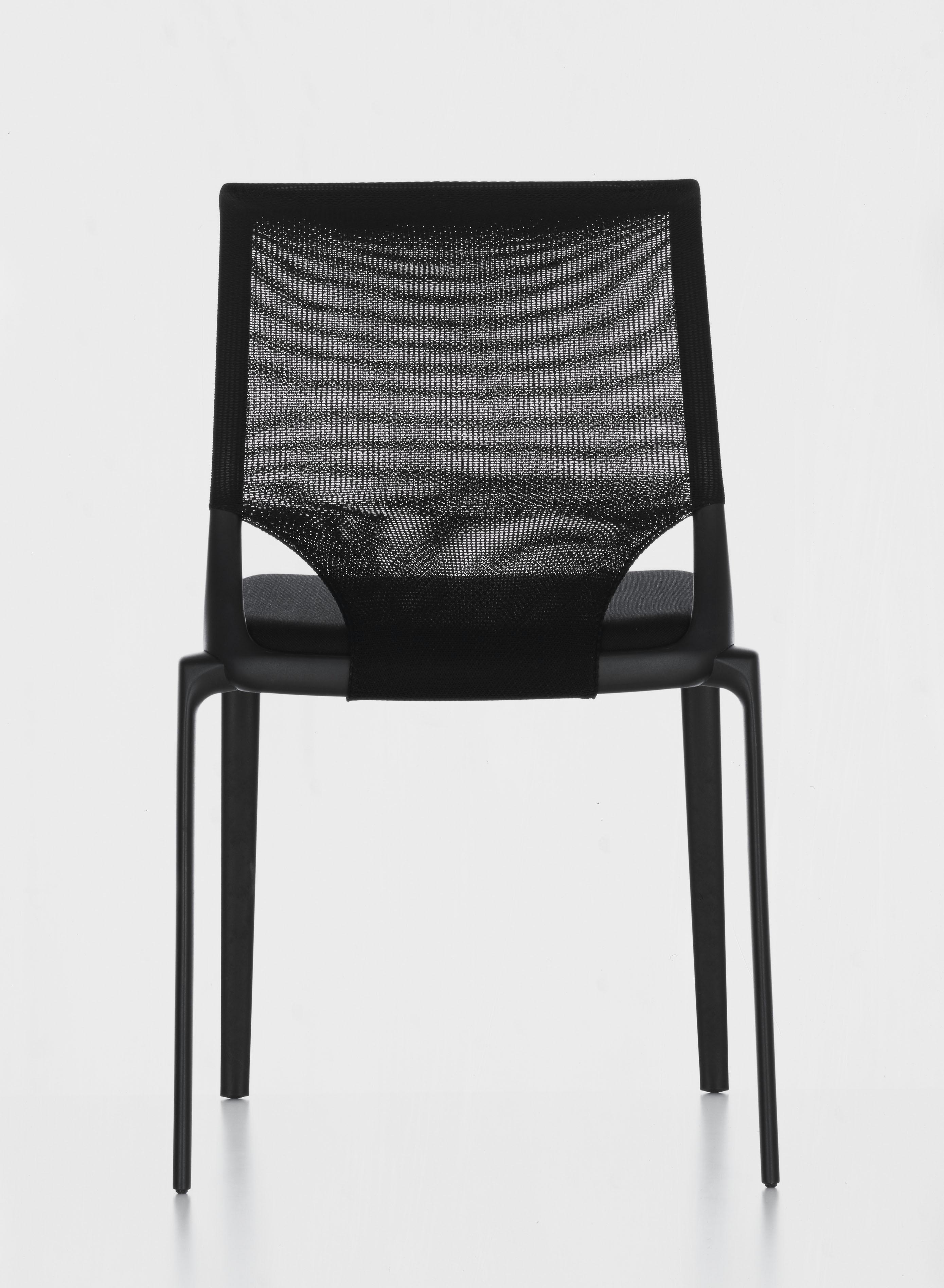 Vitra MedaSlim Chair in Nero Nova and Nero Netline by Alberto Meda (Schweizerisch) im Angebot