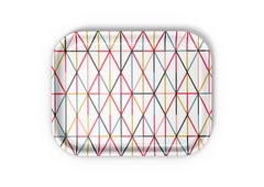 Vitra Medium Classic Tray Grid in Multicolor Grid by Alexander Girard