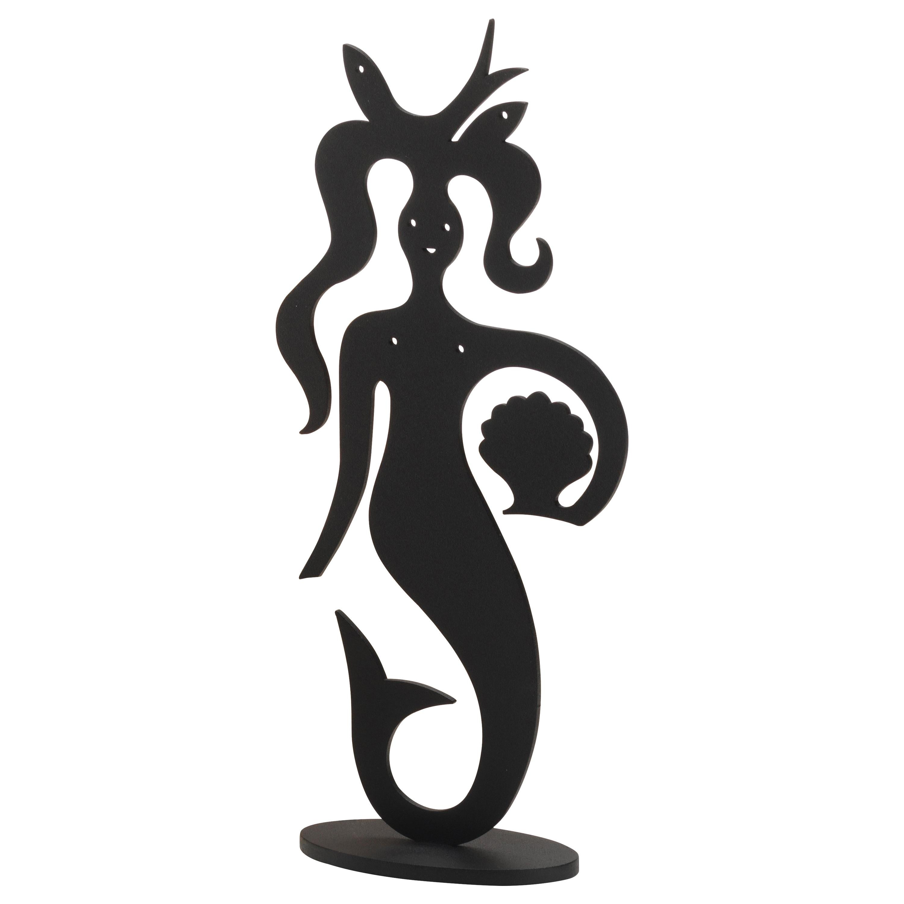 Vitra Mermaid Silhouette in Black by Alexander Girard For Sale
