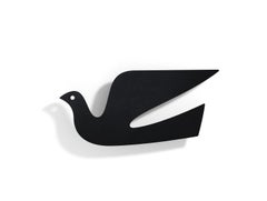 Vitra Metal Wall Relief Dove in Black by Alexander Girard