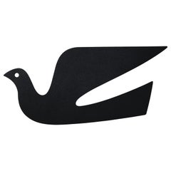 Vitra Metal Wall Relief Dove in Black by Alexander Girard