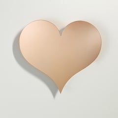 Vitra Metal Wall Relief Heart in Copper by Alexander Girard