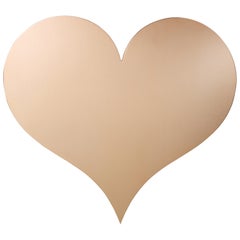 Vitra Metal Wall Relief Heart in Copper by Alexander Girard