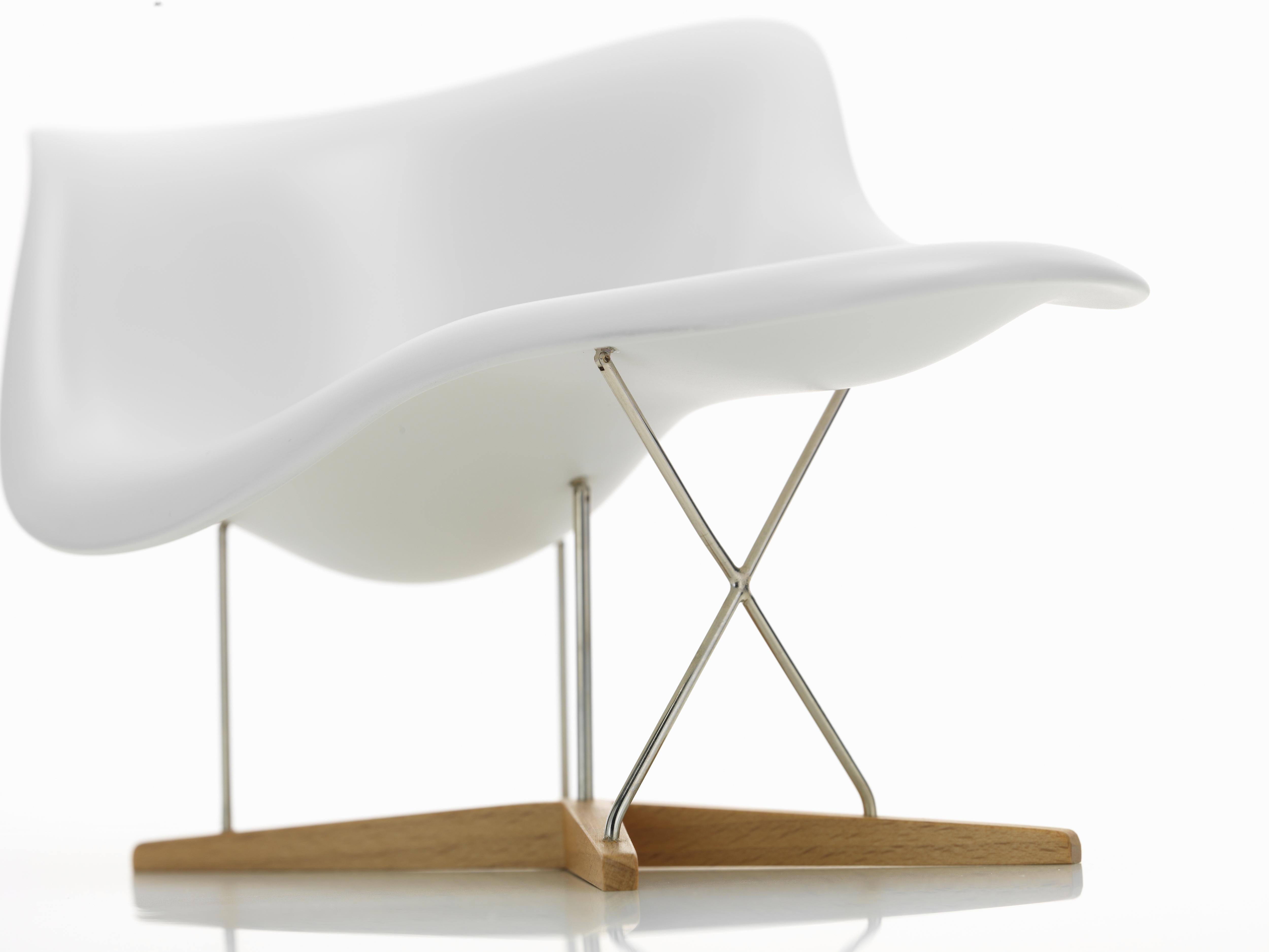 Modern Vitra Miniature La Chaise by Charles & Ray Eames For Sale