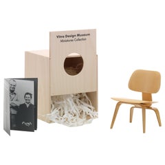 Vitra Miniature LCW Chair in Natural by Charles & Ray Eames