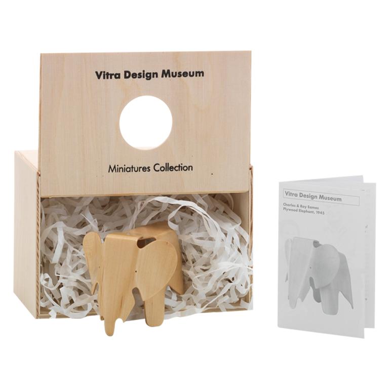 Vitra Miniature Plywood Elephant Natural by Charles & Ray Eames For Sale