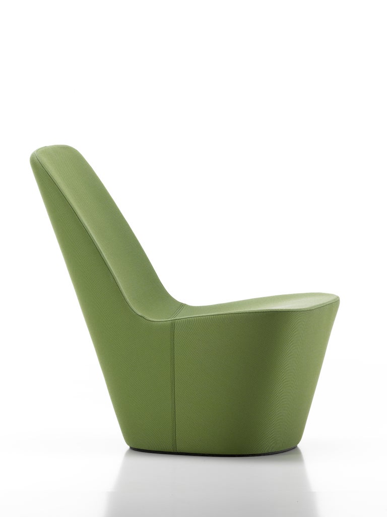 Vitra Monopod Chair in Grass Green and Forest by Jasper Morrison For