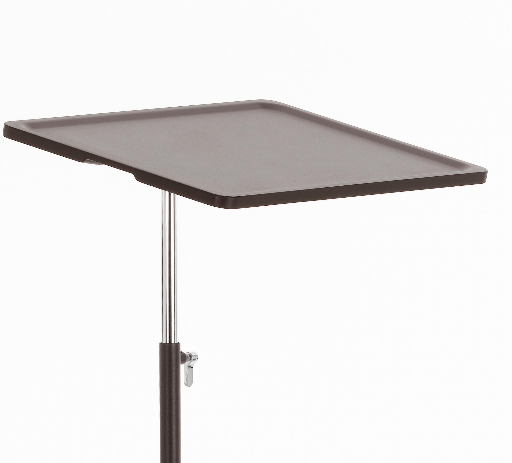 These products are only available in the United States.

 NesTable offers a lightweight and flexible solution. The tray platform is fully adjustable in height and angle, which makes it possible to maintain a correct ergonomic working posture, even