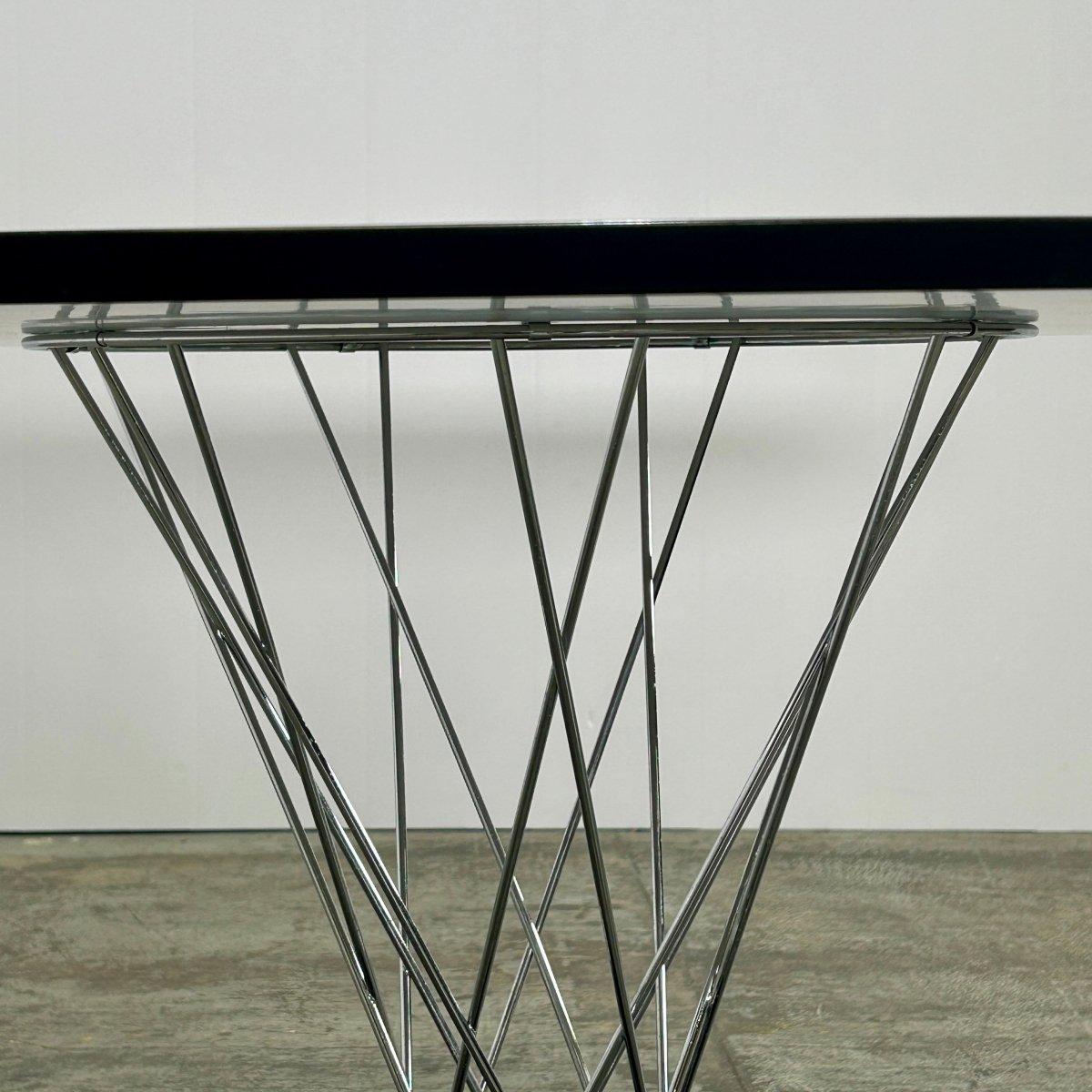 Mesa de comedor Vitra Noguchi de Isamu Noguchi Cromo en venta