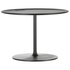 Vitra Occasional Low Table 35 in Metal Chocolate by Jasper Morrison