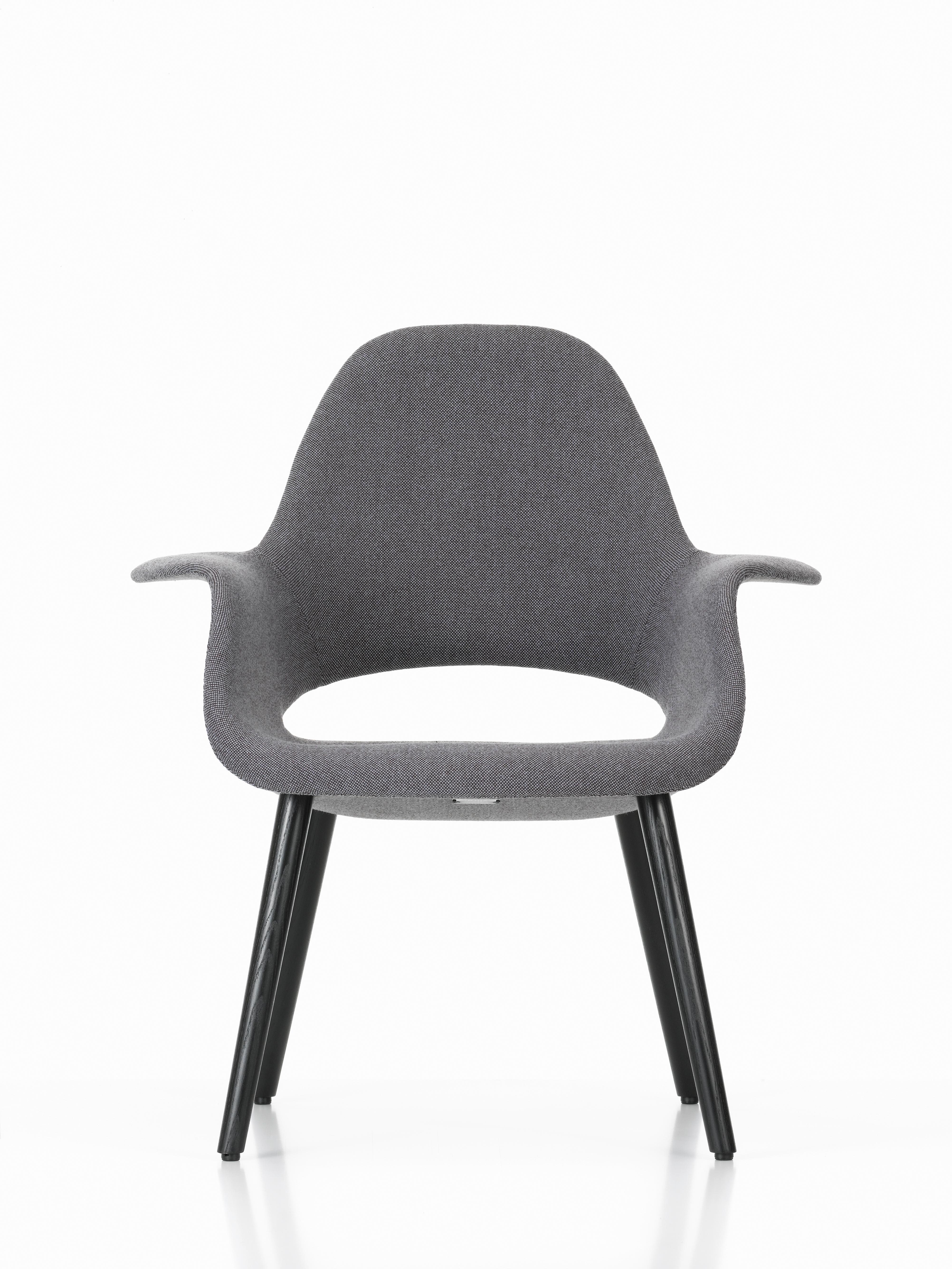 These items are currently only available in the United States.

The organic chair, a small and comfortable reading chair, was developed in several versions for the 1940 ‘Organic Design in Home Furnishings’ competition organized by the Museum of