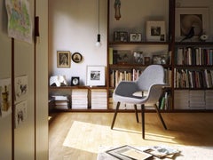 Vitra Organic Chair in Salt 'n Pepper by Charles Eames & Eero Saarinen, 1940
