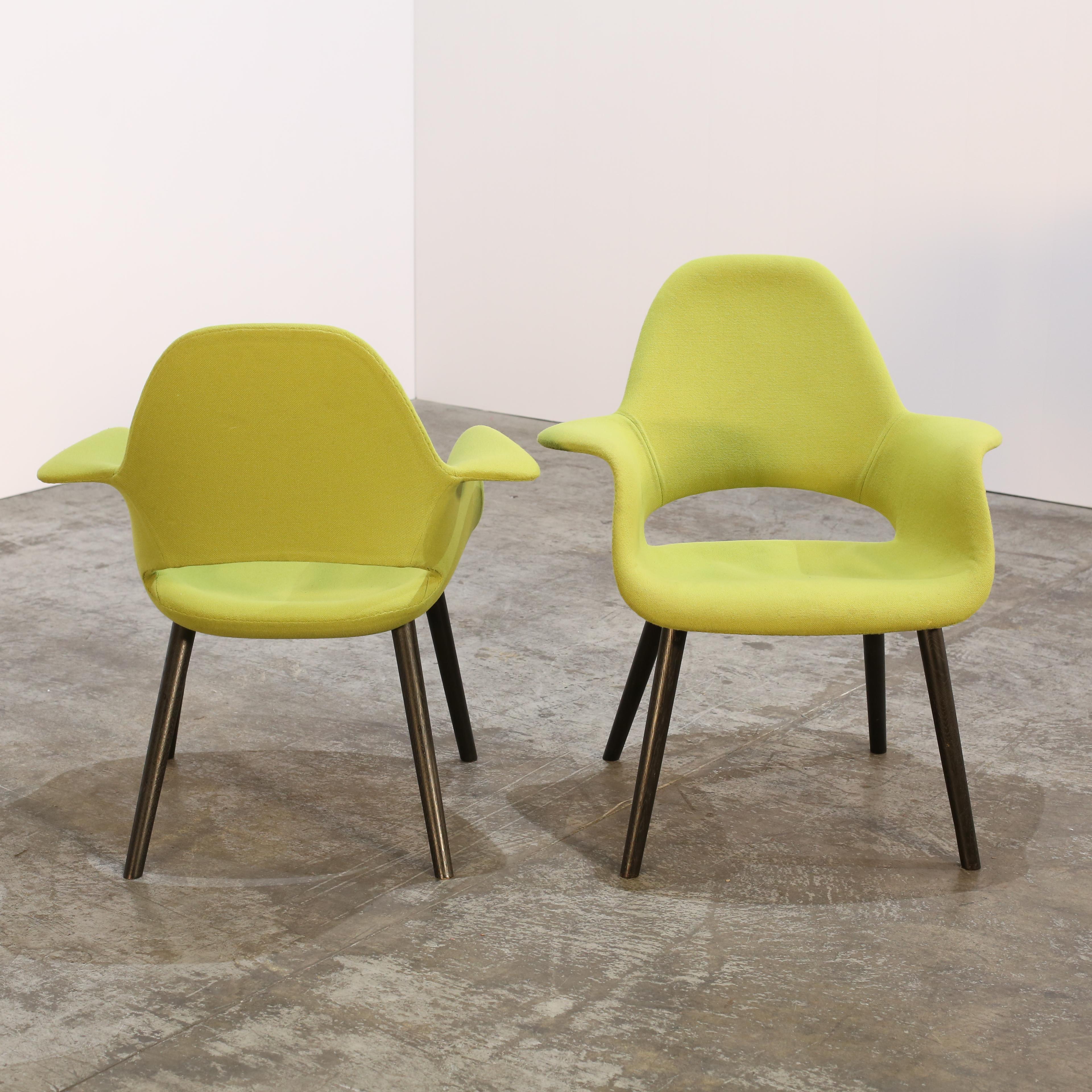 Sedie organiche di Vitra di Charles Eames & Eero Saarinen, set di due sedie in vendita 1