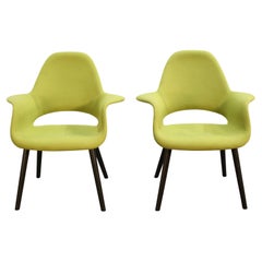 Vitra Organic Chairs by Charles Eames & Eero Saarinen, Set of Two