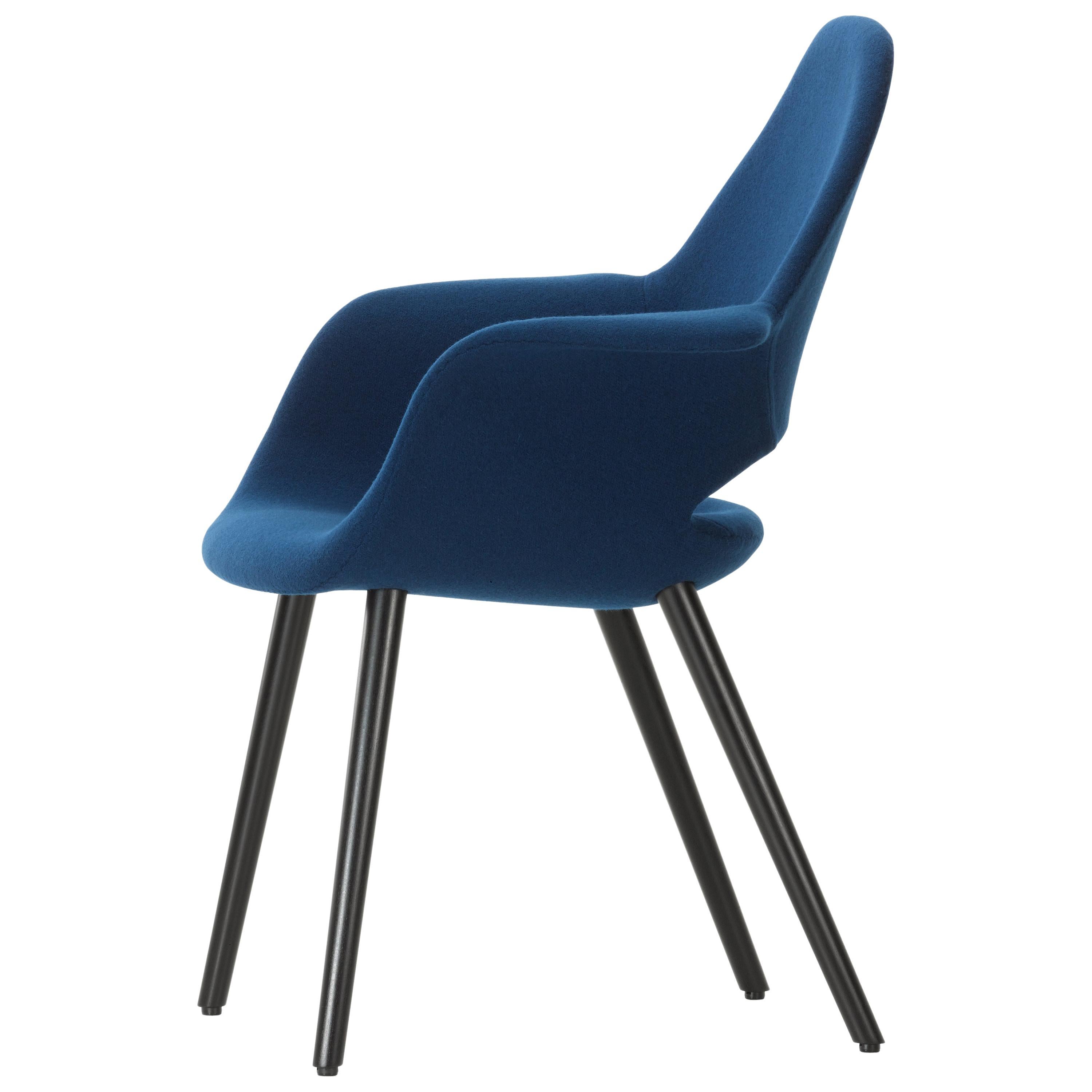 Vitra Organic Conference Chair in Blue by Charles Eames & Eero Saarinen For Sale