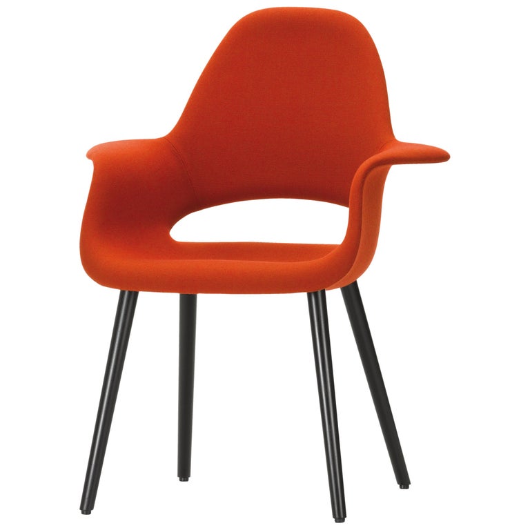 Vitra Organic Conference Chair in Red and Cognac by Charles Eames and
