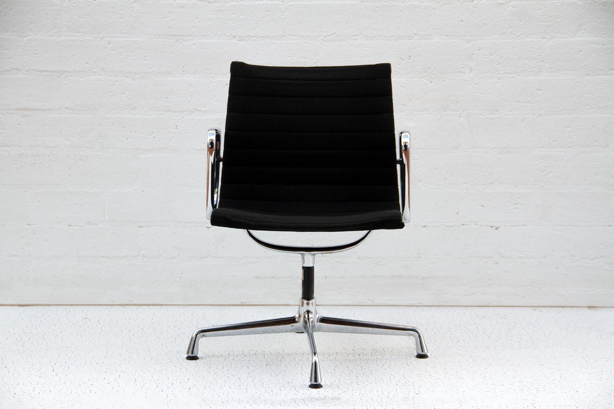 Post-Modern Vitra Original, Eames Office Chair, EA108, Swivel with Armrest, Modern Design