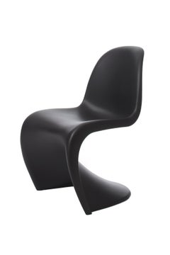 Vitra Panton Chair in Black by Verner Panton