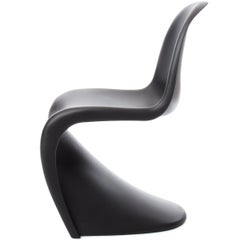 Vitra Panton Chair in Black by Verner Panton