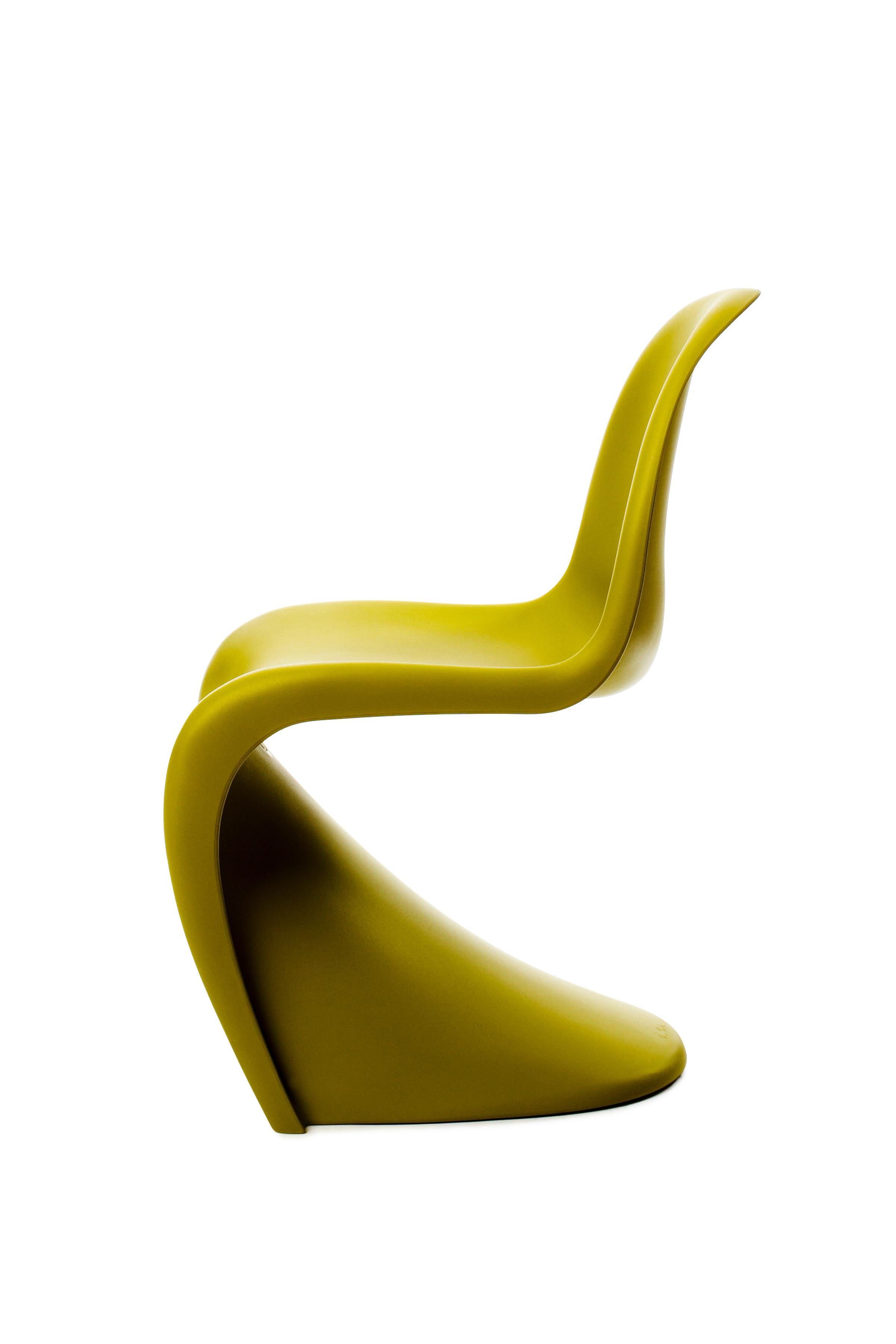 panton chair chartreuse