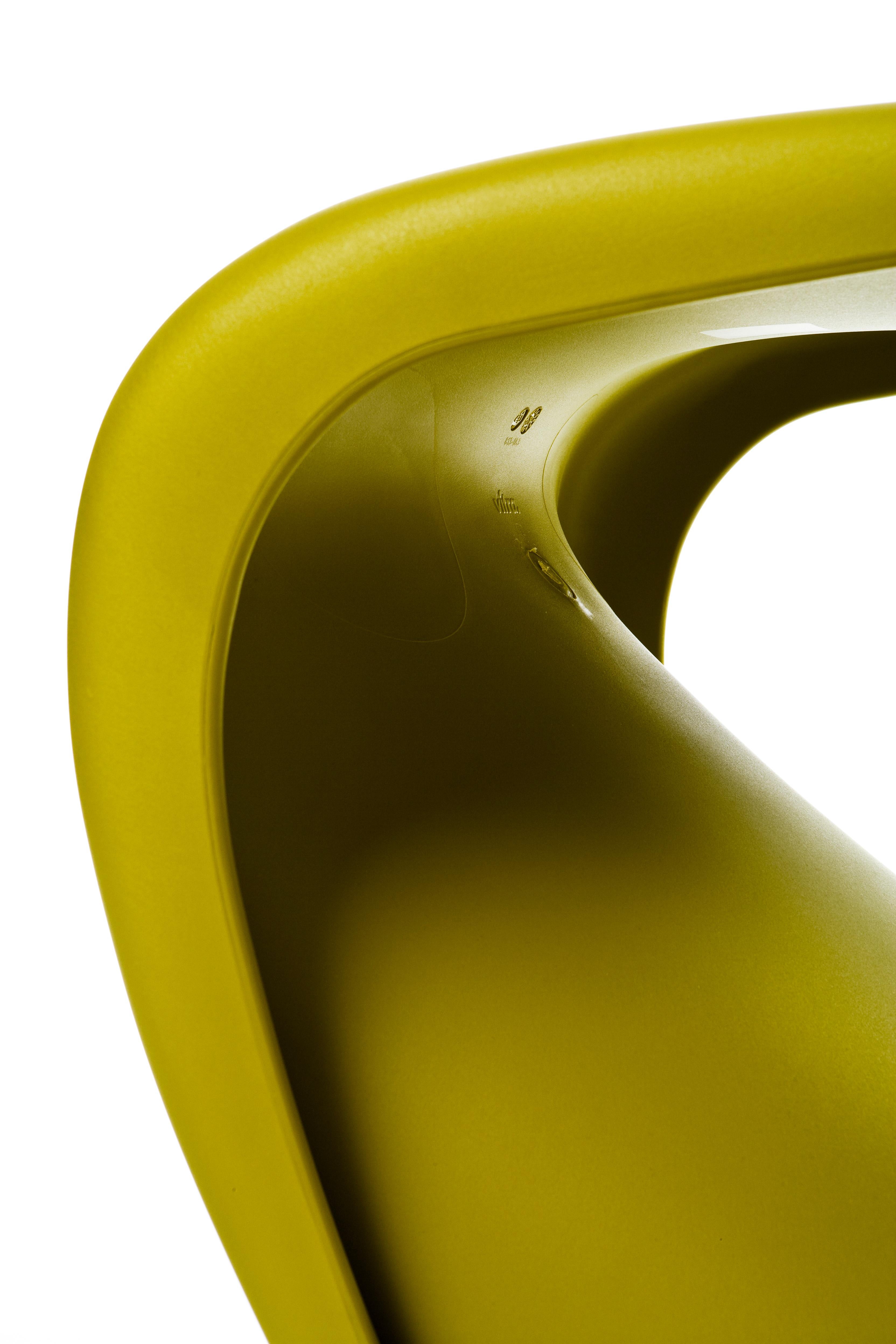 panton chair yellow