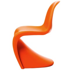 Vitra Panton Chair in Tangerine by Verner Panton