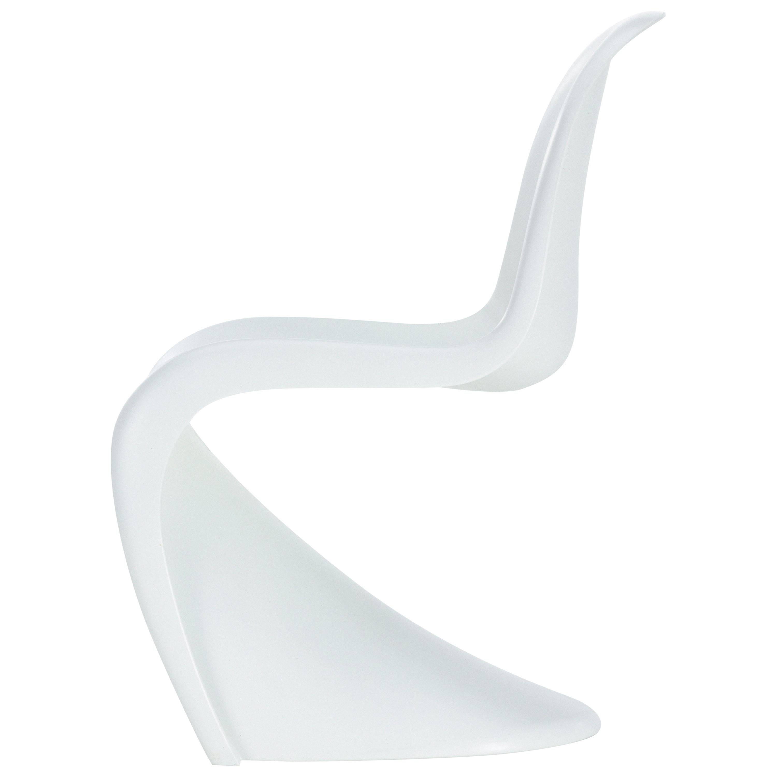 Vitra Panton Junior Chair in White by Verner Panton For Sale