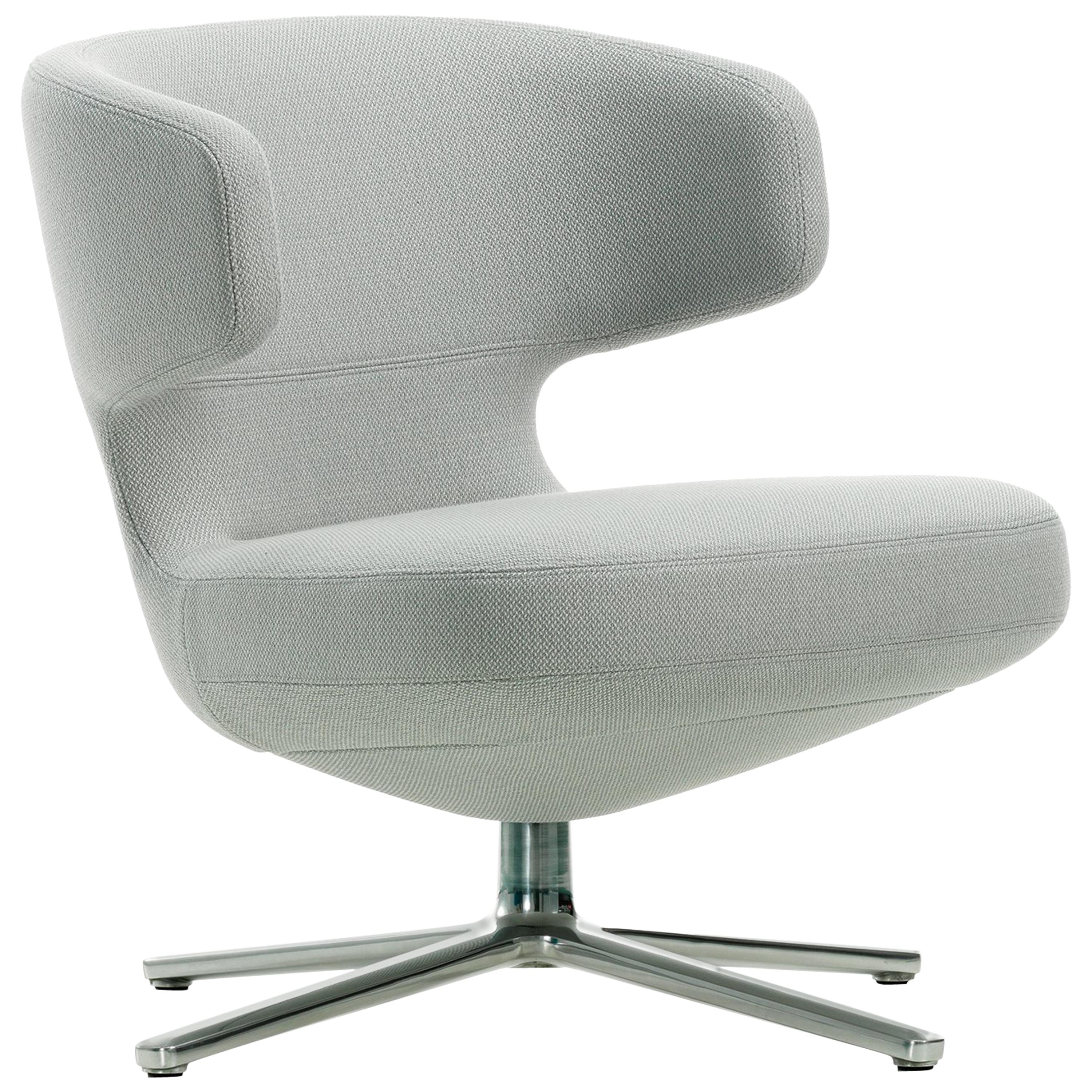 Vitra Petit Repos Armchair in Cream & Dolphin Credo by Antonio Citterio im Angebot