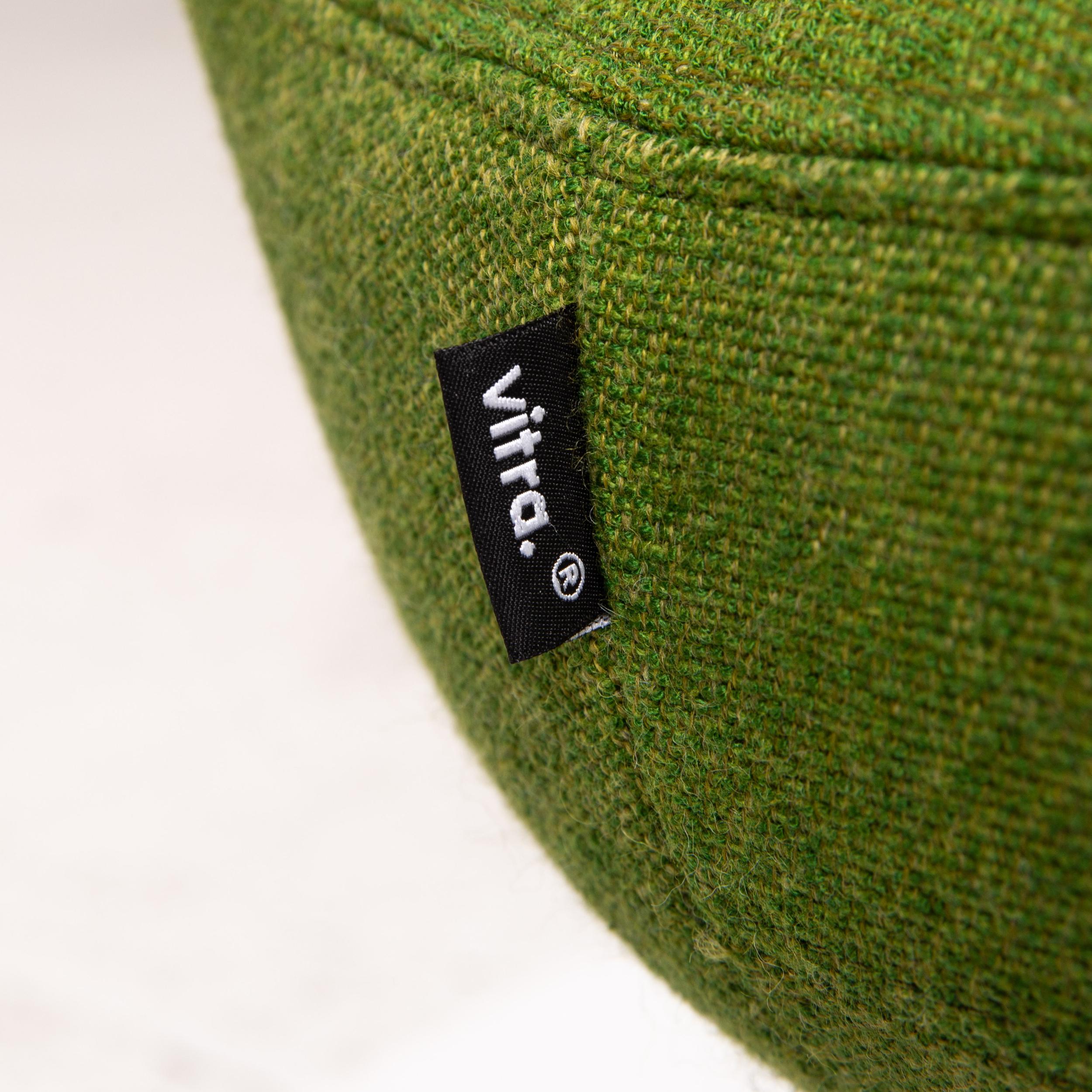 Modern Vitra Petit Repos Green Armchair Fabric