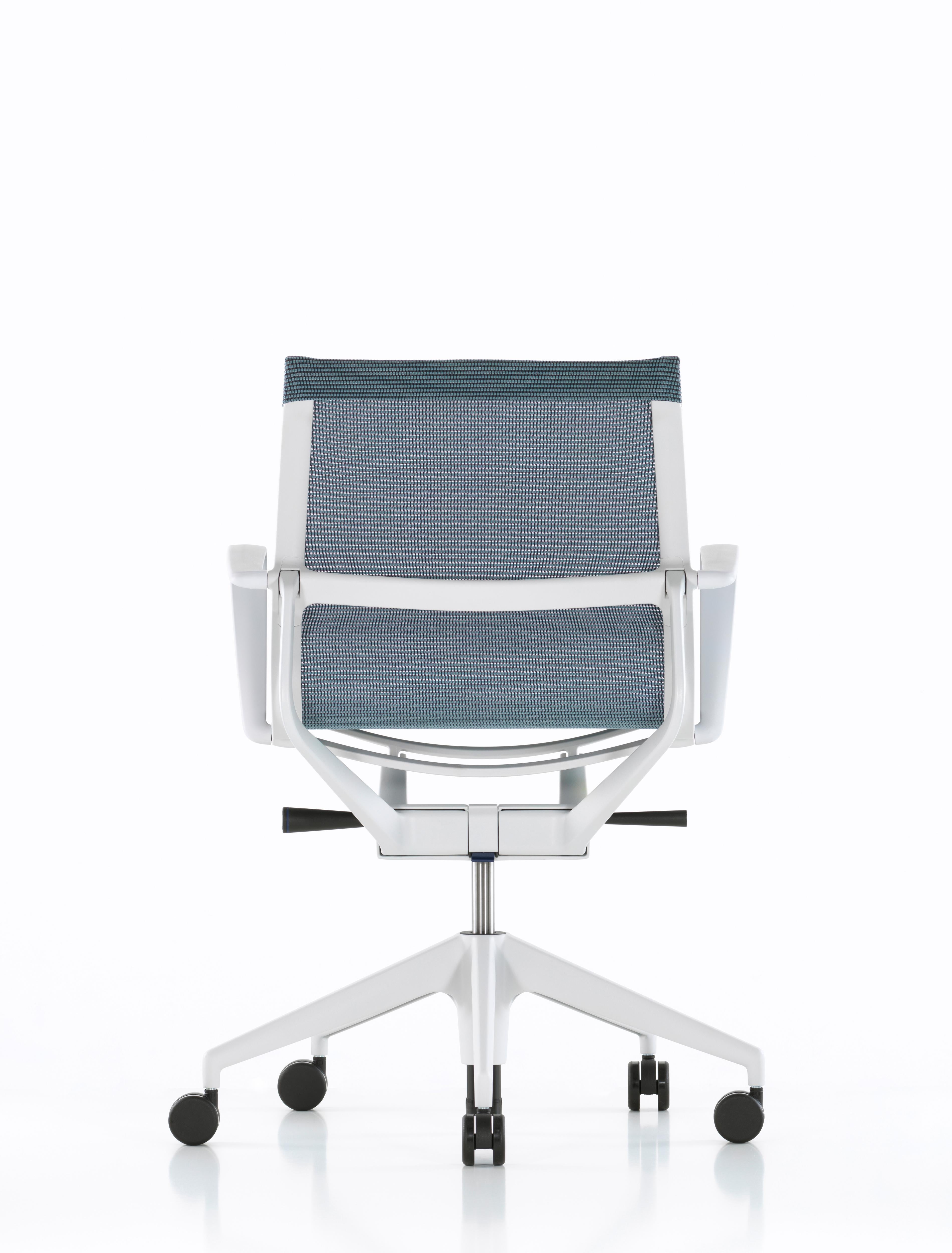 Modern Vitra Physix Chair in Ice Grey Fleece Net by Alberto Meda For Sale