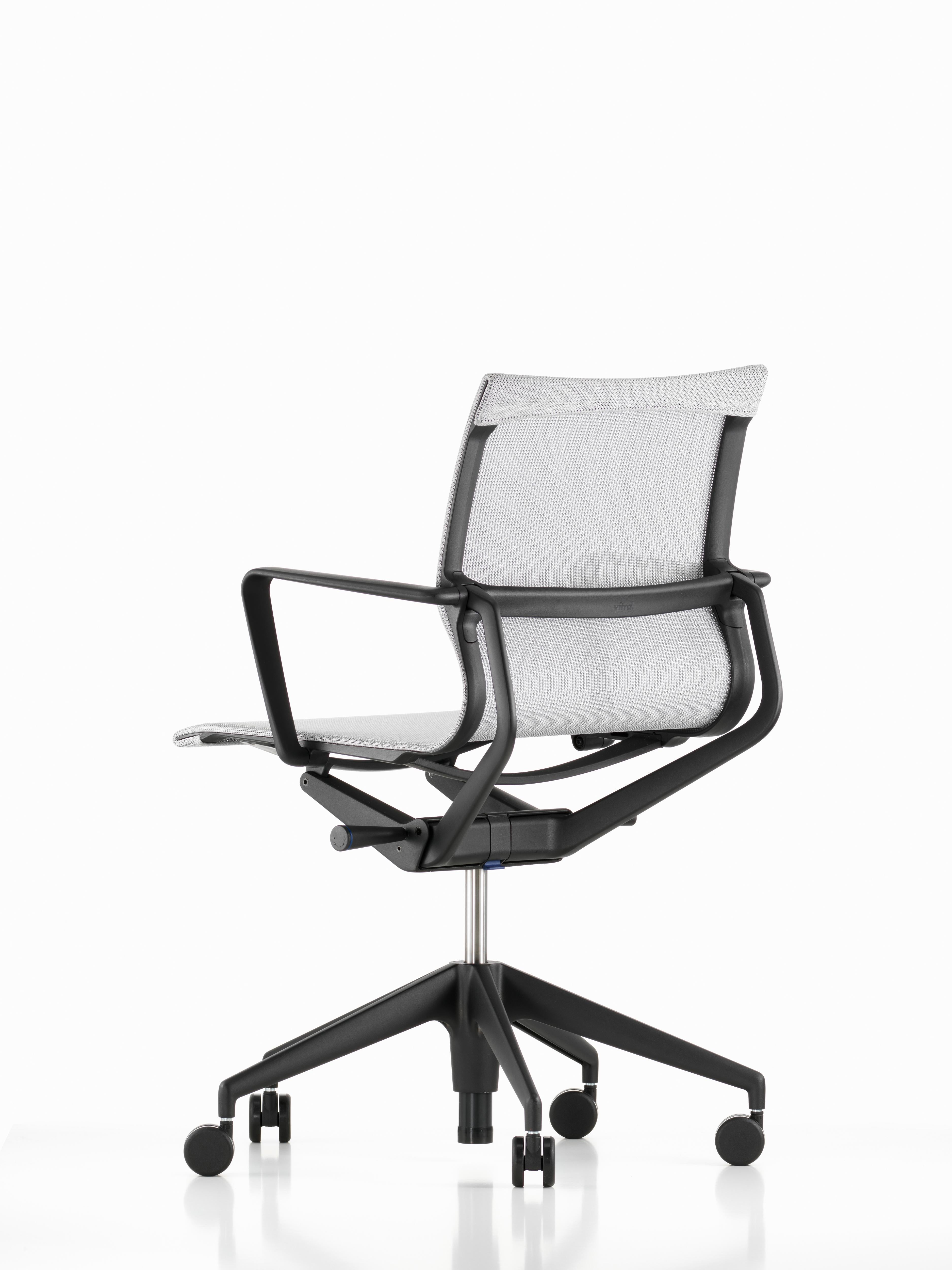 Vitra Physix Stuhl in Silber Trio-Strick von Alberto Meda (Schweizerisch) im Angebot