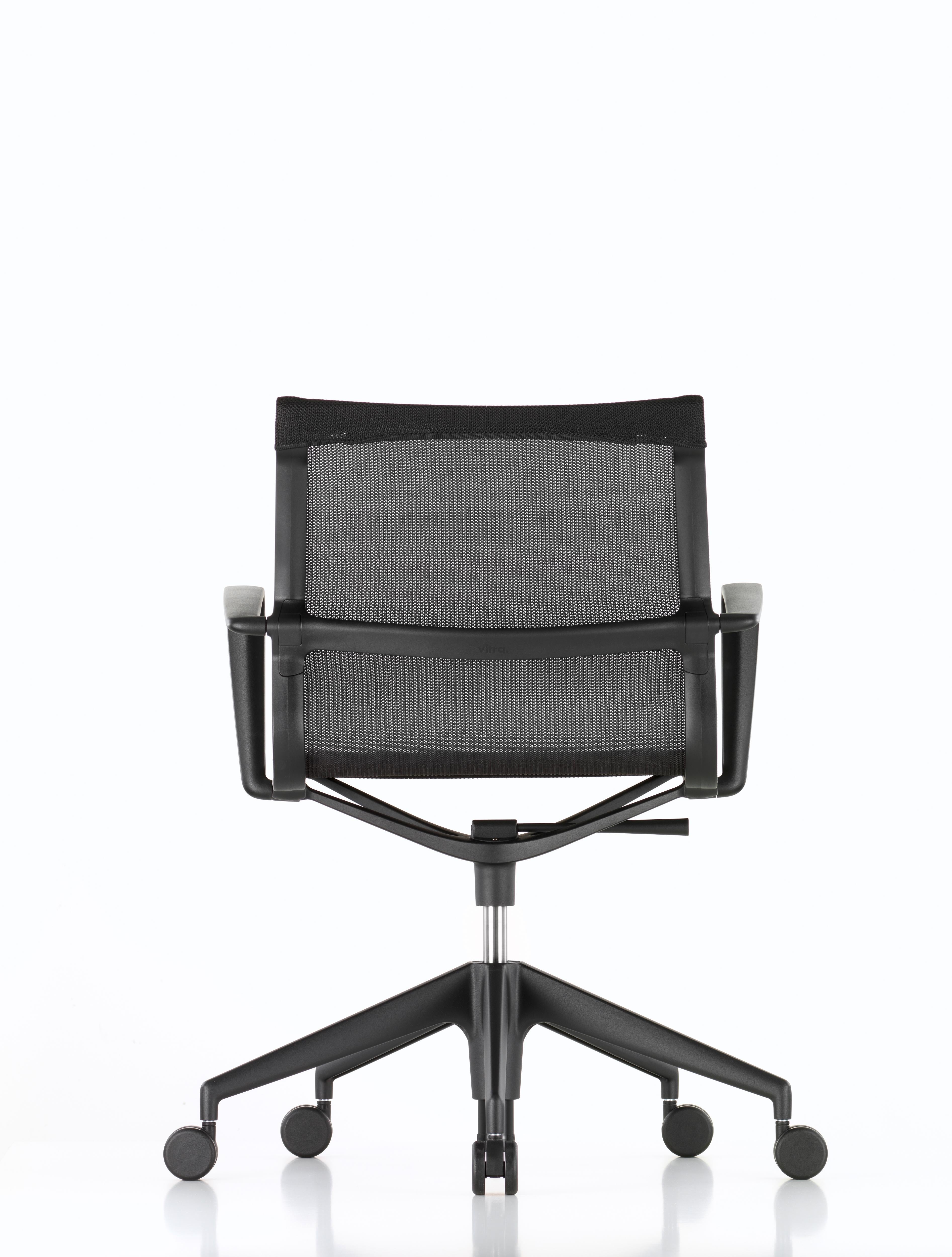Vitra Physix Studio Chair in Black Pearl Trio Knit by Alberto Meda (Poliert) im Angebot