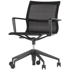 Vitra Physix Studio Chair in Black Pearl Trio Knit by Alberto Meda