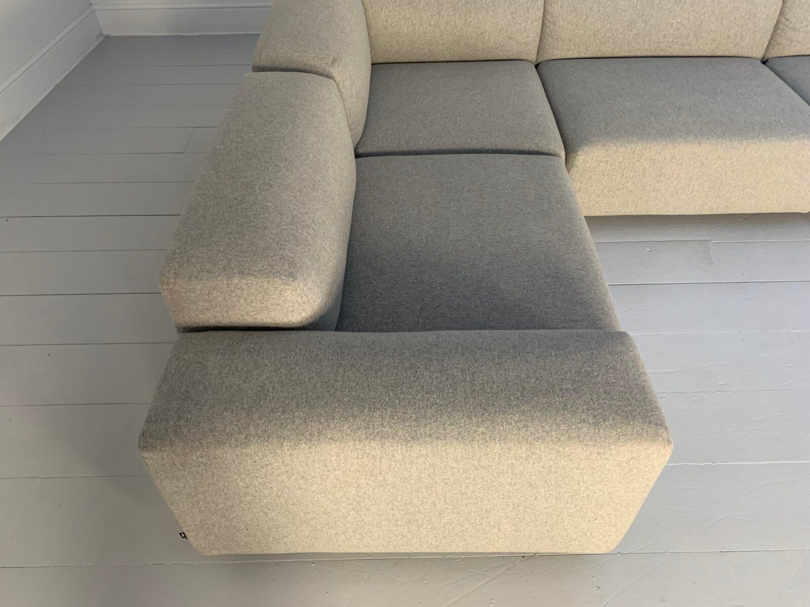 L-förmiges Sofa „Place“ von Vitra aus grauer Wolle in „Cosy“-Form im Angebot 2