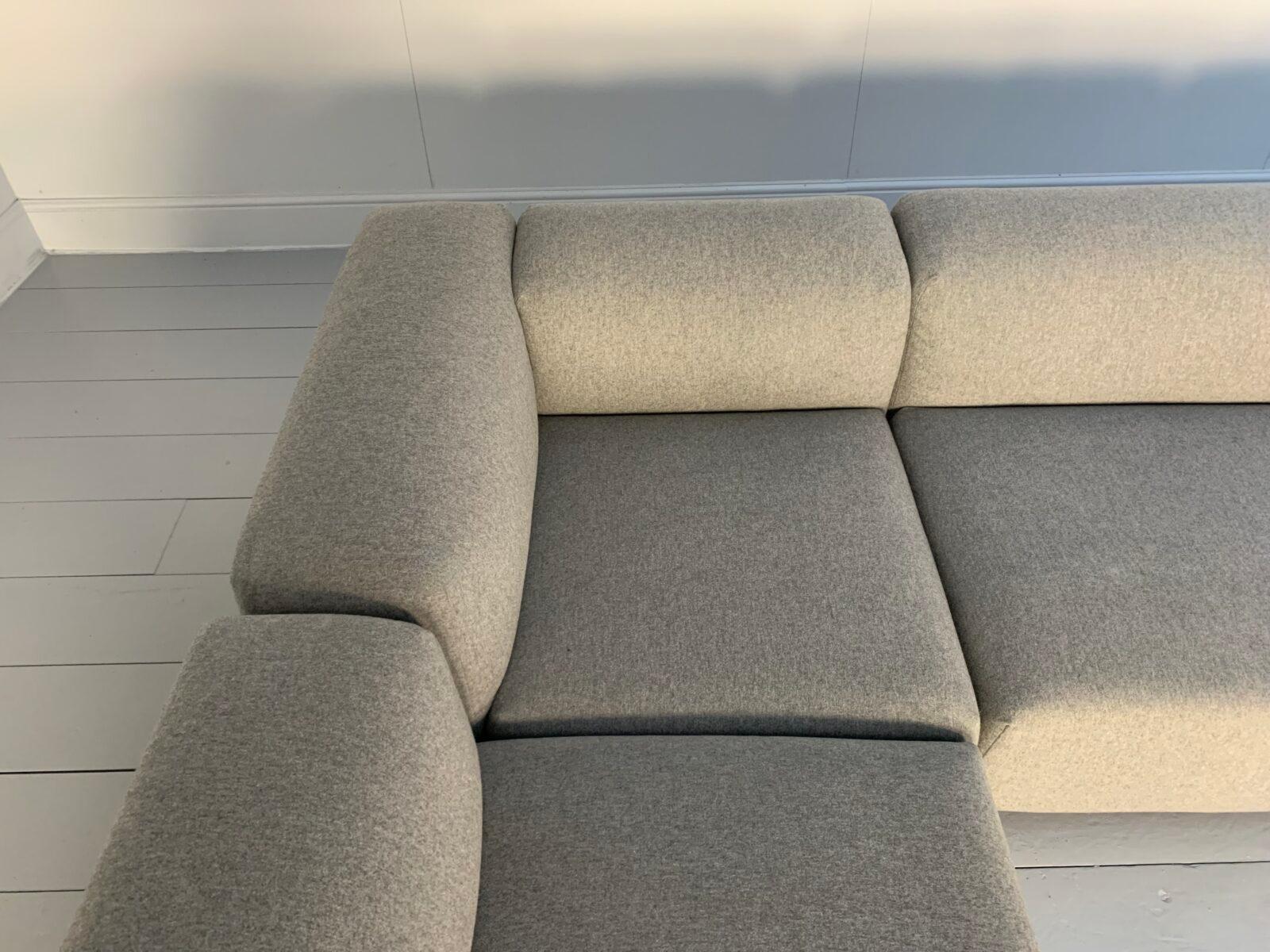 L-förmiges Sofa „Place“ von Vitra aus grauer Wolle in „Cosy“-Form im Angebot 3