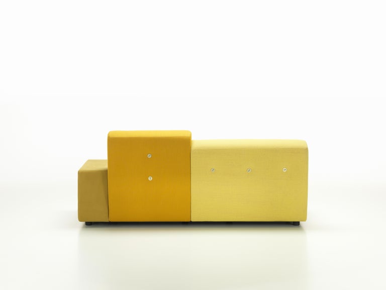 Vitra Polder Sofa in Golden Yellow Shades by Hella Jongerius For Sale at 1stdibs
