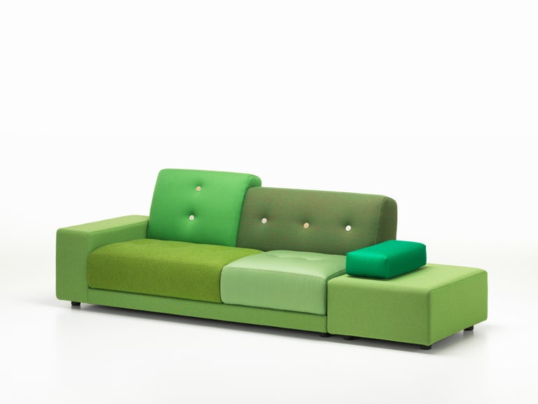 Vitra Polder Sofa in Green Shades by Hella Jongerius For Sale at 1stDibs