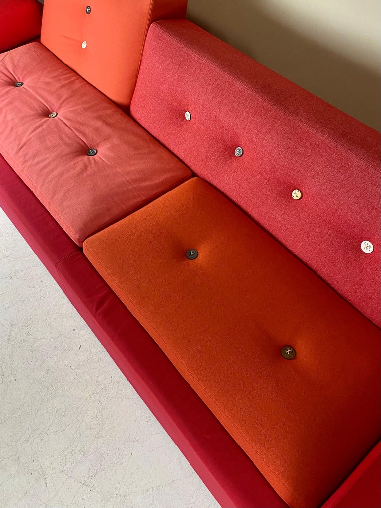 Vitra Polder Sofa XXL '2007' by Hella Jongerius, Dutch Design, PostModern For Sale at 1stDibs