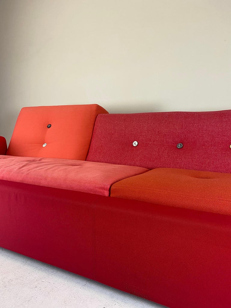 Vitra Polder Sofa XXL '2007' by Hella Jongerius, Dutch Design, PostModern For Sale at 1stDibs