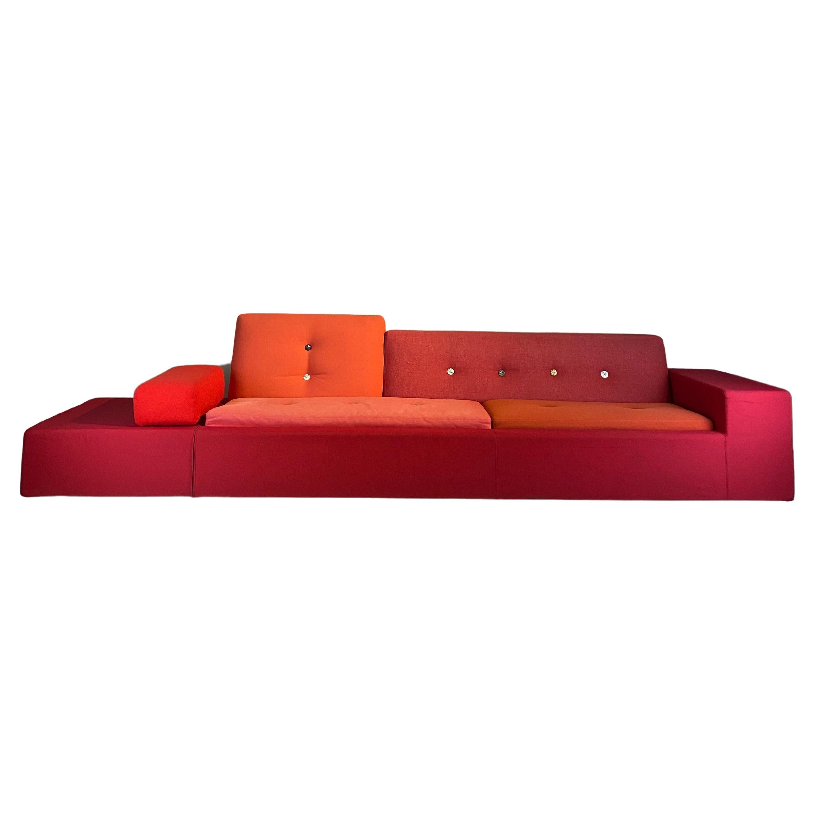 Vitra Polder Sofa XXL '2007' by Hella Jongerius, Dutch Design, Post-Modern For Sale