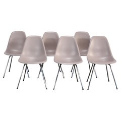 Vitra RE DSX Side Chairs by Eames, Set of Six