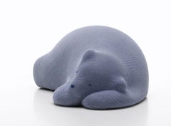 Vitra Resting Bear in Blue by Front