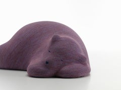 Vitra Resting Bear in Mauve by Front