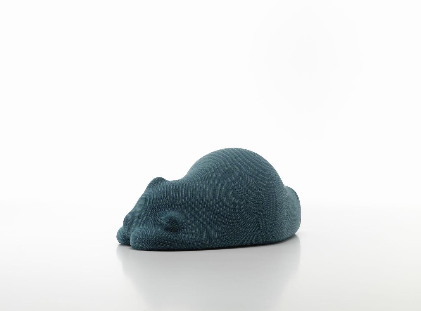 Modern Vitra Resting Bear in Turquoise by Front For Sale
