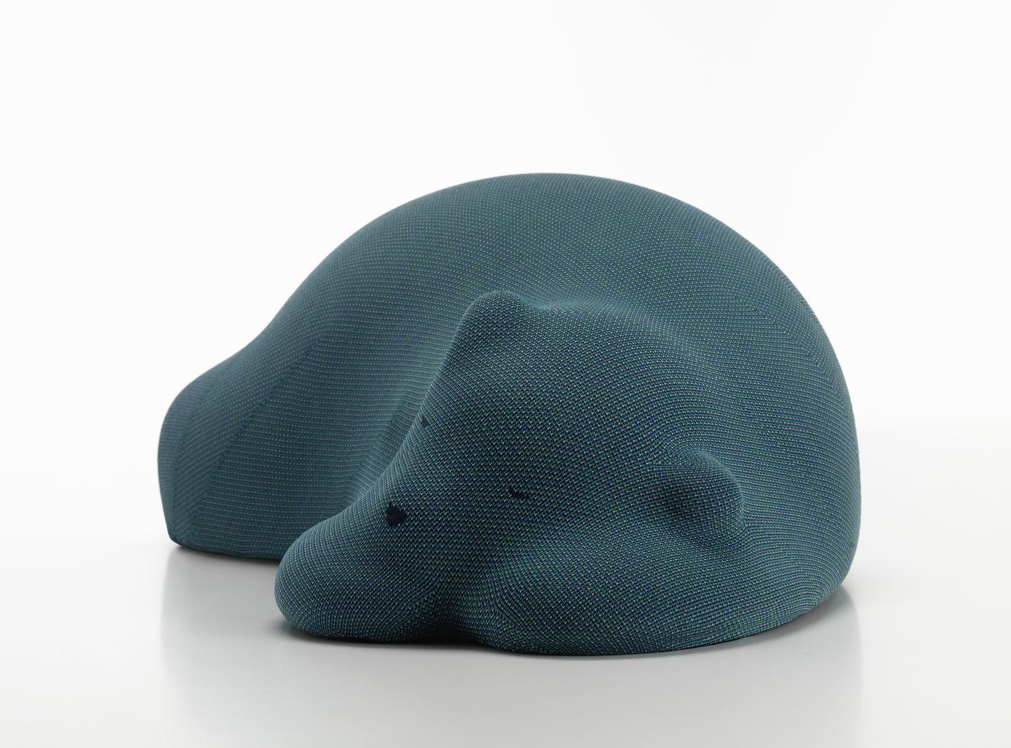 Swiss Vitra Resting Bear in Turquoise by Front For Sale