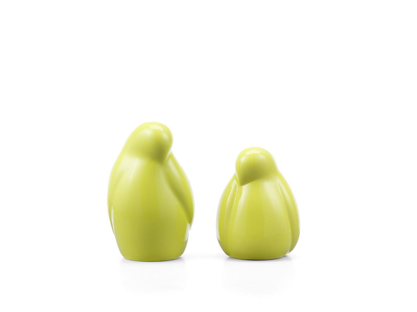 Modern Vitra Resting Bird in Yellow by Front For Sale