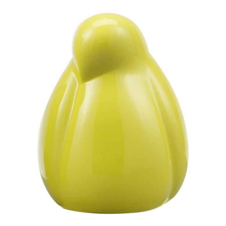 Vitra Resting Bird 'Small' in Yellow by Front For Sale