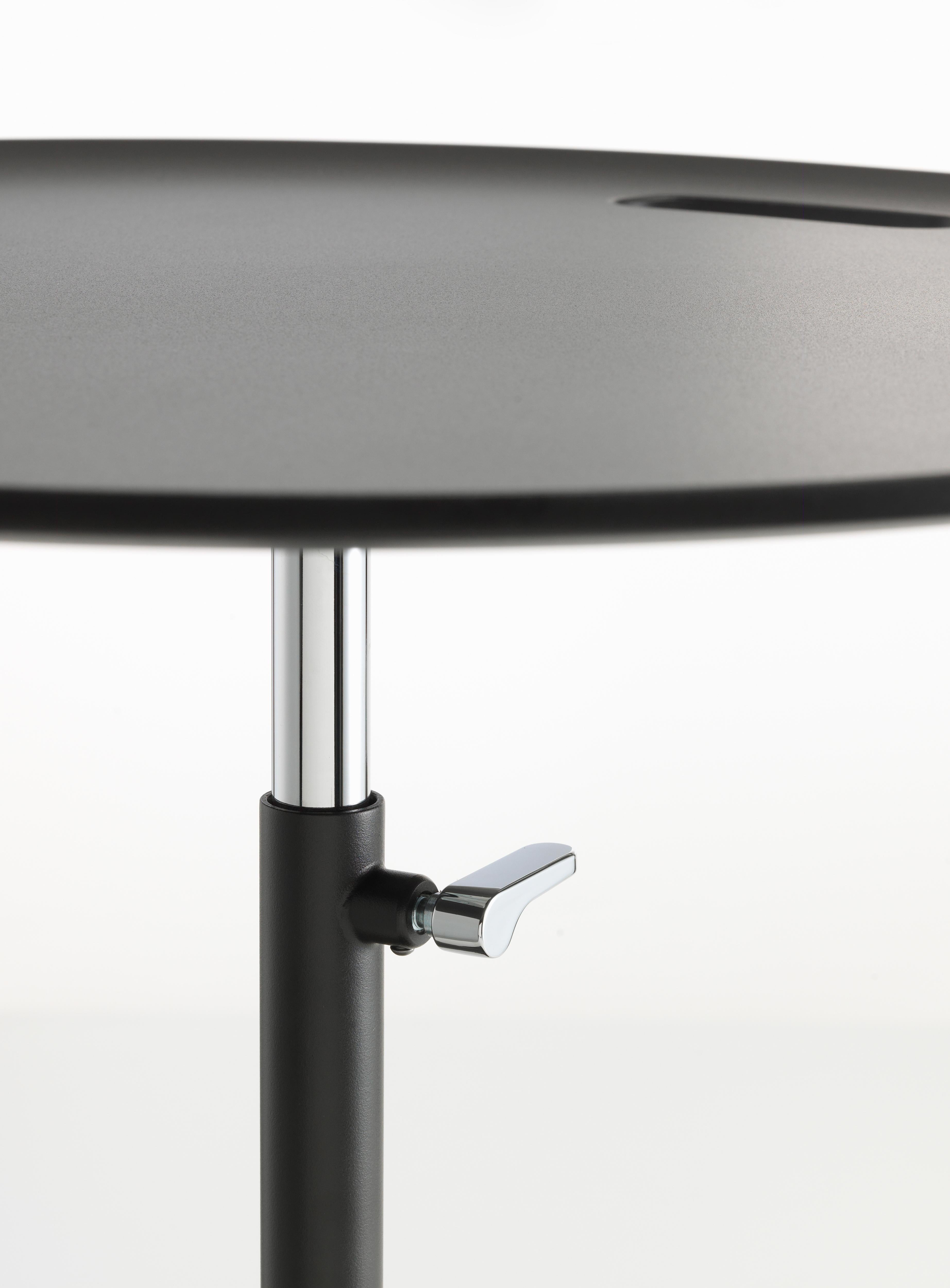 Modern Vitra Rise Table in Basic Dark by Jasper Morrison For Sale