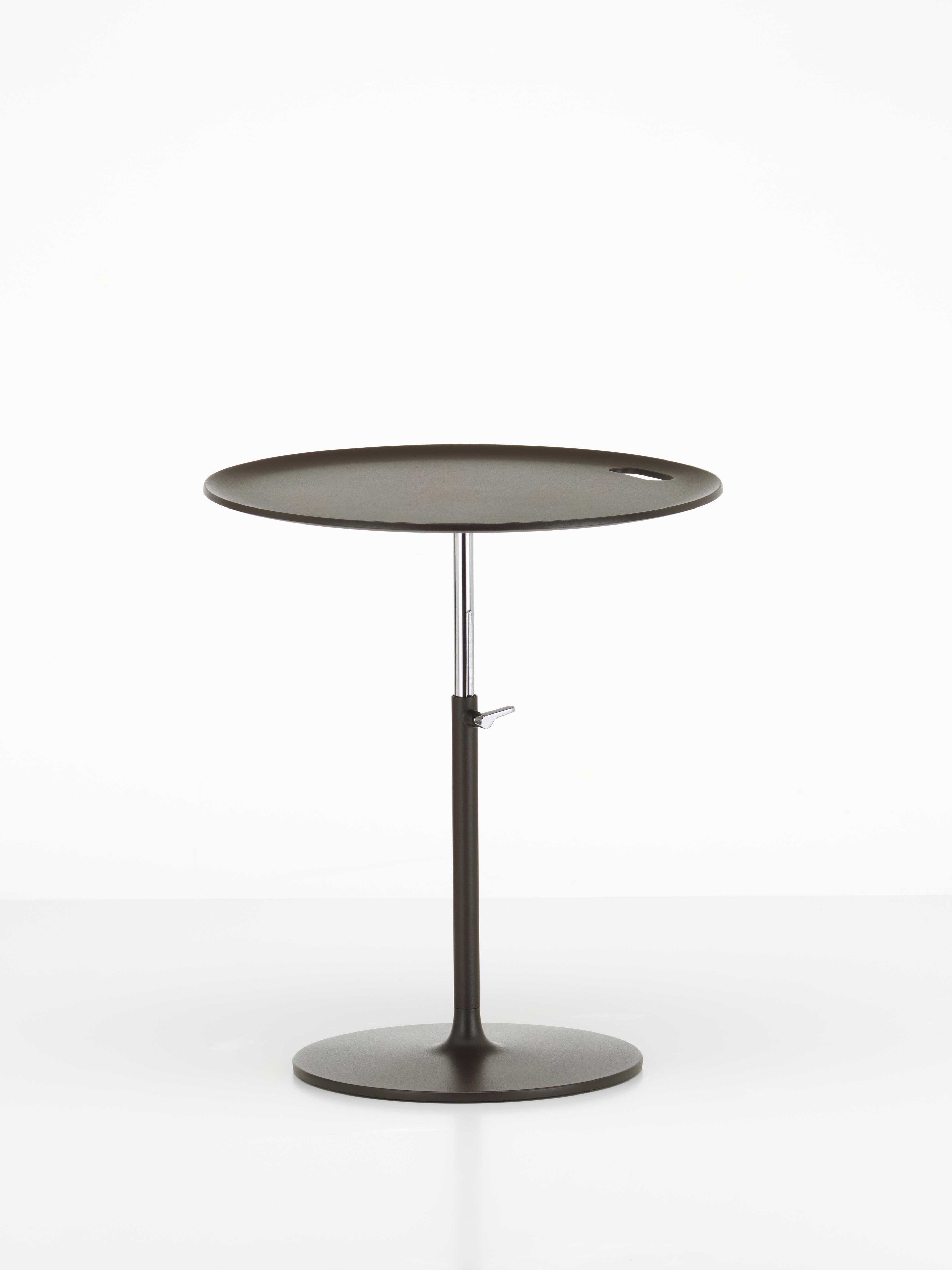 Modern Vitra Rise Table in Chocolate by Jasper Morrison For Sale