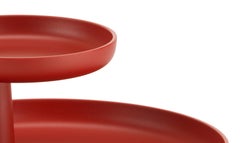 Vitra Rotary Tray in Dark Brick by Jasper Morrison